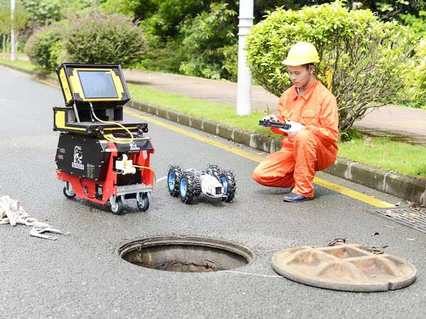 蓝山管道机器人检测